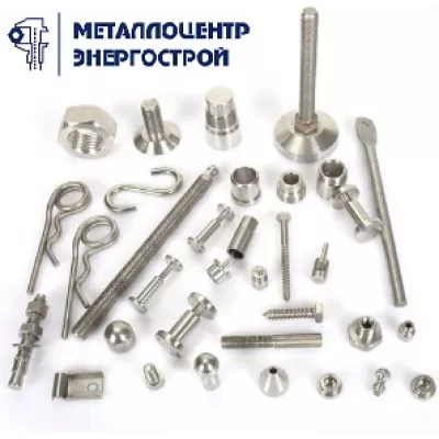 Гайка нержавеющая нарезная глухая с полупотайной головкой, прямой шлиц