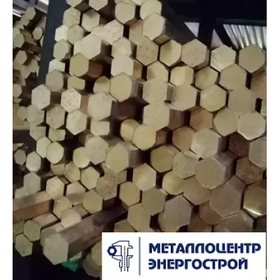 Латунный шестигранник ЛС59-1 ш 24х3000 п/т