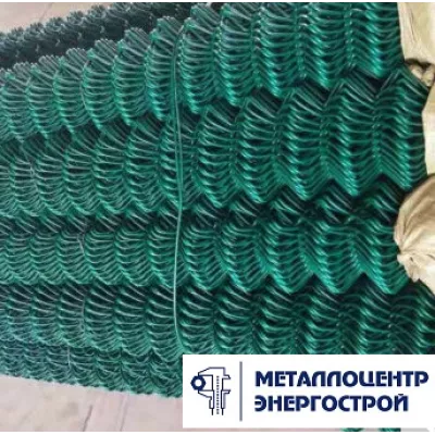 Сетка рабица в ПВХ 35х35х2,6 мм